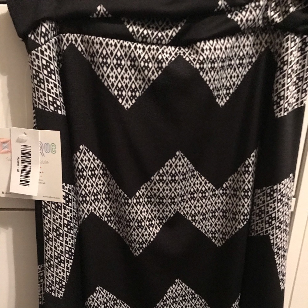 Medium Lularoe Azure Skirt Chevron